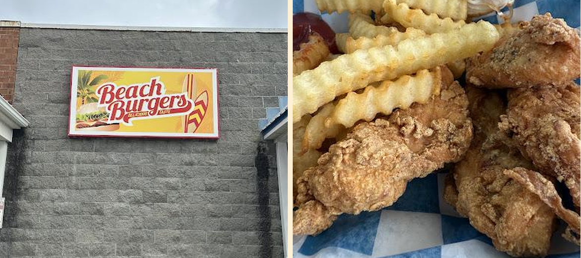 Beach Burgers Menu
