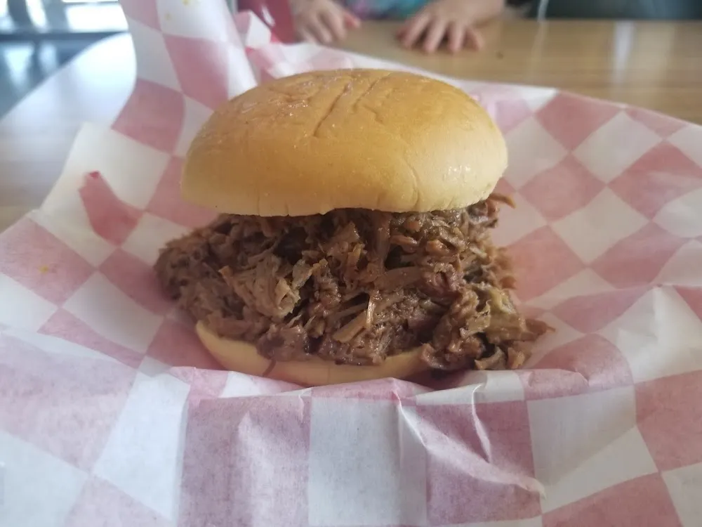 Chopped Brisket Sandwich